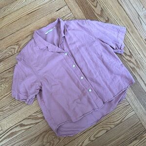 Uniqlo Pink Button Down Shirt